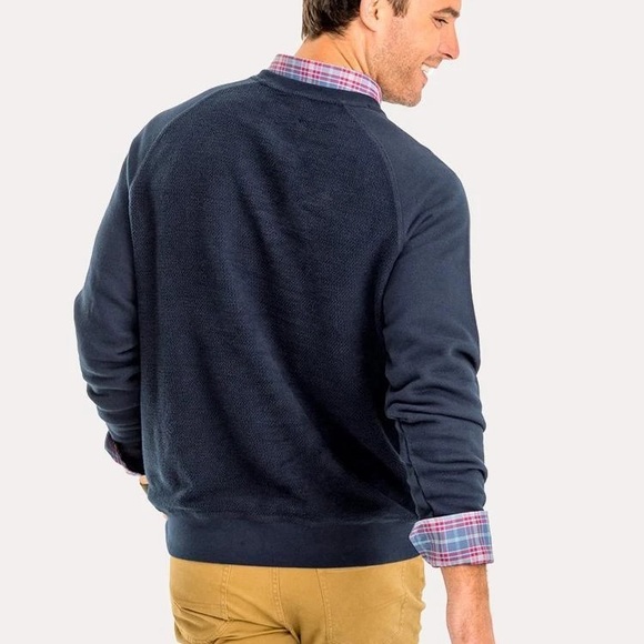 Southern Tide Cliff Two-Tone Fleece Pullover - Picture 2 of 9